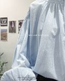  Áo sơ mi kẻ sọc cổ tròn 6328 