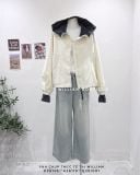  Áo khoác dù nón phối caro 1682 