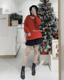 Áo len cutout cổ 1068 