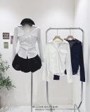  Áo sơ mi cổ V form ôm 6806 