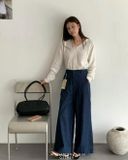  Quần ống rộng kẻ sọc 2477 