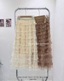  Váy lưới dài xếp tầng 1015 