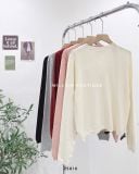  Áo cardigan len mỏng thêu chữ 7017 