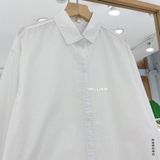  Áo SM cotton trắng 081 