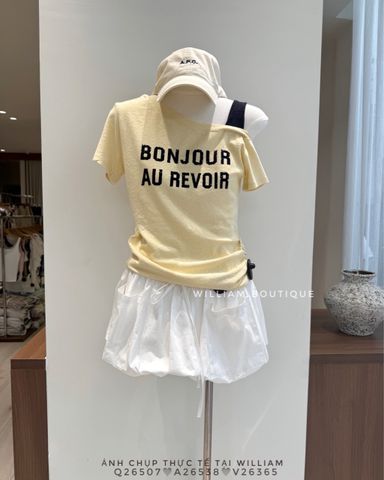  Áo thun rớt vai Bonjour 1141 