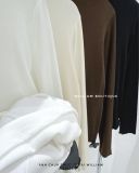  Áo tay dài thun nỉ cổ lọ 2909 