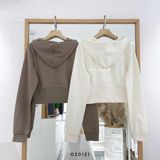  Áo khoác thun crop bo bự 8685 