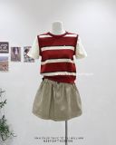  Áo dệt kim giả gile sọc 0951 