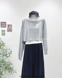  Set áo tay dài + áo dây cổ yếm 8937 