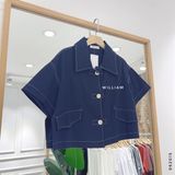  Áo SM chỉ nổi TN crop 866 