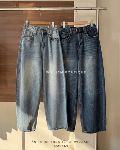  Quần jean baggy túi thêu 26120 