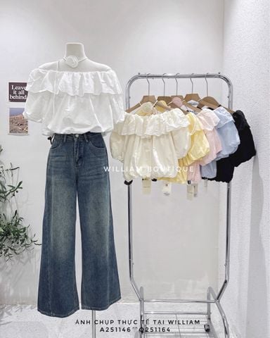  Áo bí trễ vai ren 689 