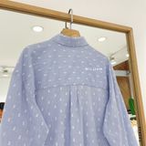  Áo SM cotton chấm trắng 201 