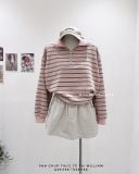  Áo hoodie polo khoá kéo 6792 