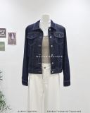  Áo khoác jean xanh navy 6864 