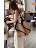  Túi cói phối đen 9757 