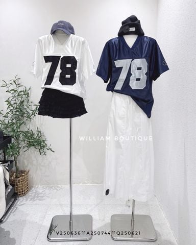  Áo thun lưới thể thao 78 cổ V 6187 