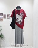  Áo thun oversize HELLO KITTY 8101 