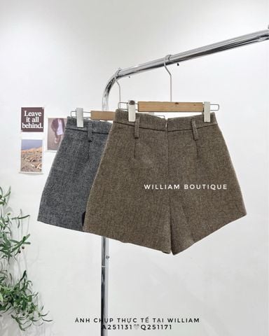  Quần short váy dạ bố 8032 