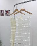  Đầm dây ren kẻ ngang 1032 