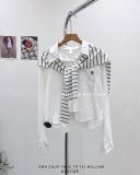  Áo sơ mi trơn + khăn sọc 979 