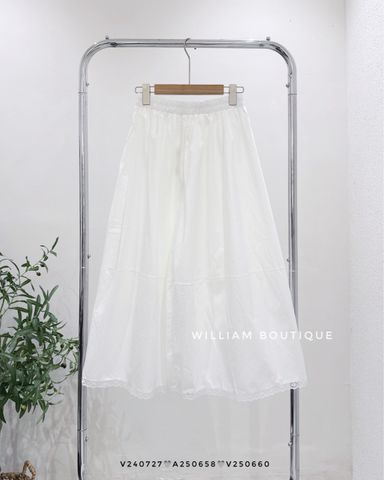  Váy midi phồng trơn TW388 