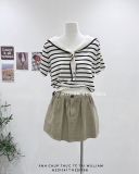  Áo dệt kim tay ngắn Sailor 1019 