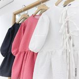  Áo babydoll xốp cột dây 6974 