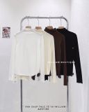  Áo tay dài thun nỉ cổ lọ 2909 