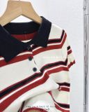  Áo dệt kim cổ polo sọc 2520 