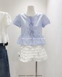  Váy vải cotton bèo nhiều tầng 5570 