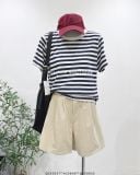  Áo thun kẻ sọc 8036 