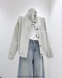  Áo khoác bomber nút cổ cao 516 