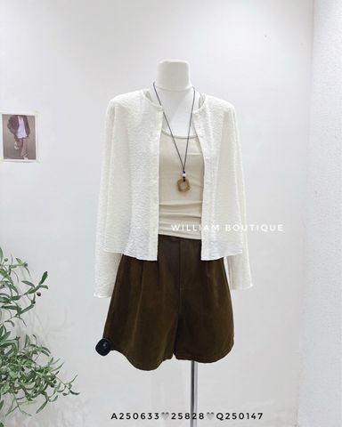  Áo tay dài gài nút thun xốp 1880 