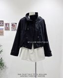  Áo khoác gió cổ bẻ dáng ngắn 88788 