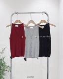  Áo dây len nút cổ yếm 5895 