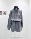  Set áo hoodie + váy nỉ 1352 