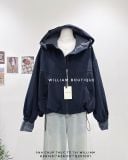  Áo khoác dù nón phối caro 1682 