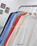  Áo sơ mi linen trơn 1 túi 3831 