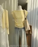  Áo thun trơn tay hết cổ thuyền 2937 