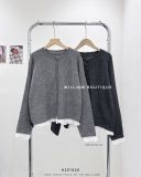  Áo khoác cardigan len viền ren 188 