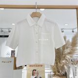  Áo sơ mi linen crop TN 27 