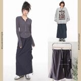  Váy dù túi hộp 3 sọc 1920 