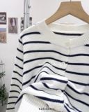  Áo khoác cardigan len sọc 1205 