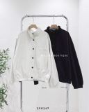  Áo khoác bomber nút cổ cao 516 