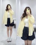  Quần short jean tối chỉ nổi 8121 