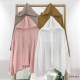 Áo SM nón voan mỏng 1190 
