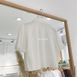  Áo sơ mi linen crop TN 27 