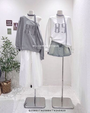  Áo hoodie số 89 caro 8932 