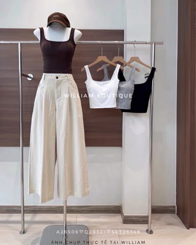  Áo dây cổ vuông lưng U 2410 